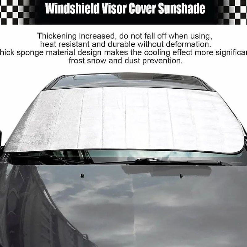 Universal Car Windshield Snow Cover AllSeason Frost Ice Rain And Sun Protector 1