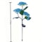 3Head Solar Hydrangea Lights LED Flower Garden Stake Outdoor Decor 6