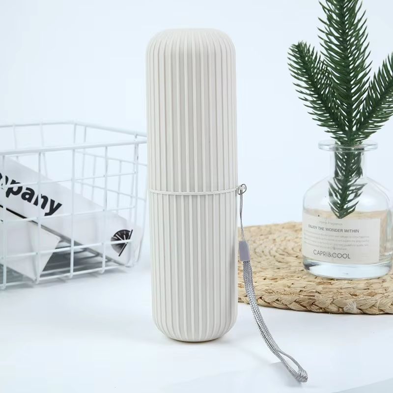 Portable Travel Toothbrush Holder With Cup Compact Toothpaste Storage Case 9
