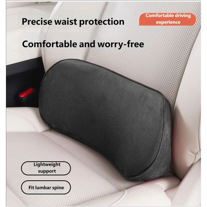 Memory Foam Lumbar Support Cushion For Car Seat And Back Pain Relief 2