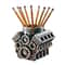 Creative V8 Engine Pen Holder Desk Organizer For Car Lovers And Office Decor 6