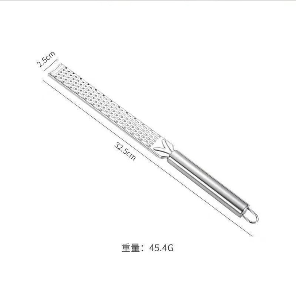 Stainless Steel Lemon Zester And Cheese Grater For Citrus Garlic And Spices 3