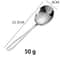 Large Stainless Steel Round Spoon For Dining Stirring And Serving 6
