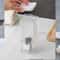 Wall Mounted Soap Dispenser With Traceless Installation Transparent Manual Pump 3