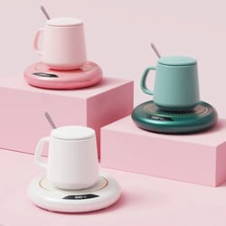 usb coffee mug warmer 3 temperature settings smart beverage warmer plate for desk use