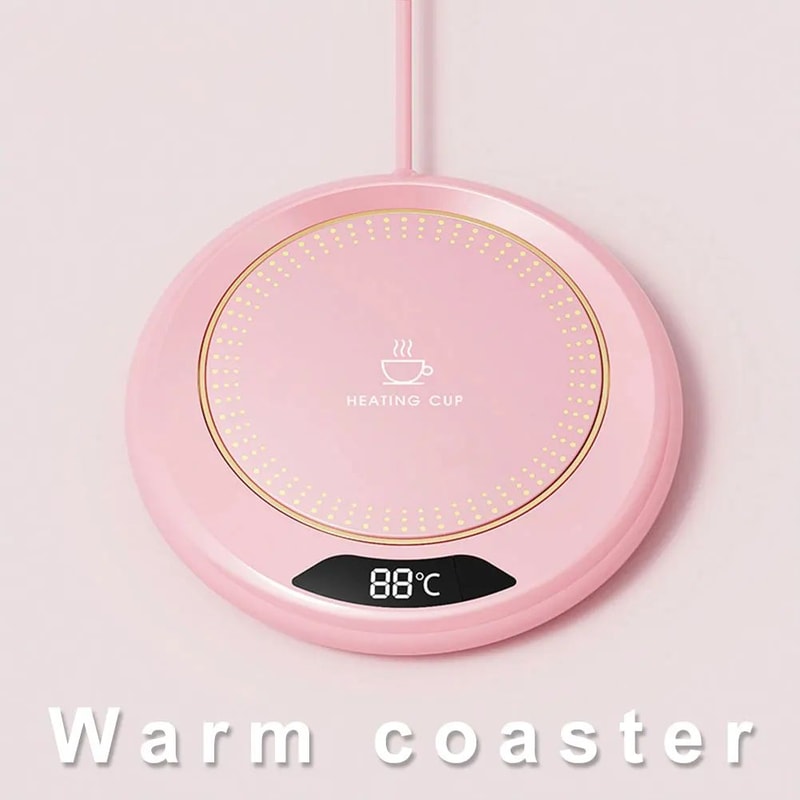 USB Coffee Mug Warmer 3 Temperature Settings Smart Beverage Warmer Plate For Desk Use 4