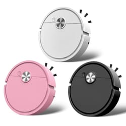3-in-1 robot vacuum cleaner strong suction automatic floor cleaner rechargeable compact vacuum mop