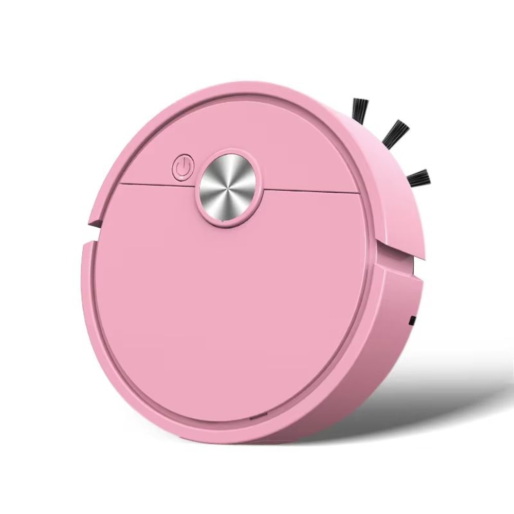 3in1 Robot Vacuum Cleaner Strong Suction Automatic Floor Cleaner Rechargeable Compact Vacuum Mop 3