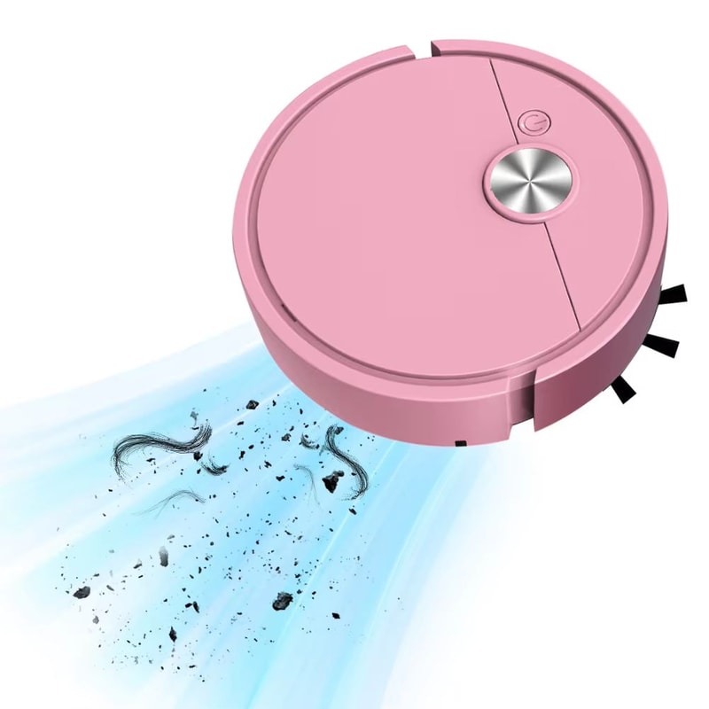 3in1 Robot Vacuum Cleaner Strong Suction Automatic Floor Cleaner Rechargeable Compact Vacuum Mop 4