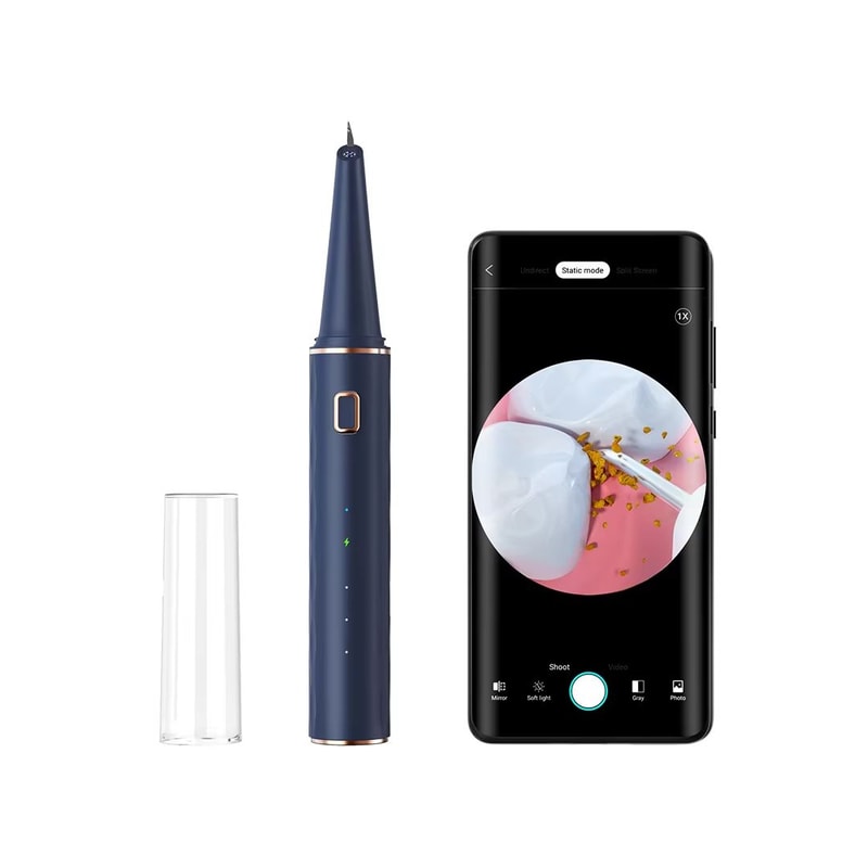 USB Rechargeable Electric Dental Scaler Ultrasonic Tartar Remover With LED Precision Teeth Cleaner 6