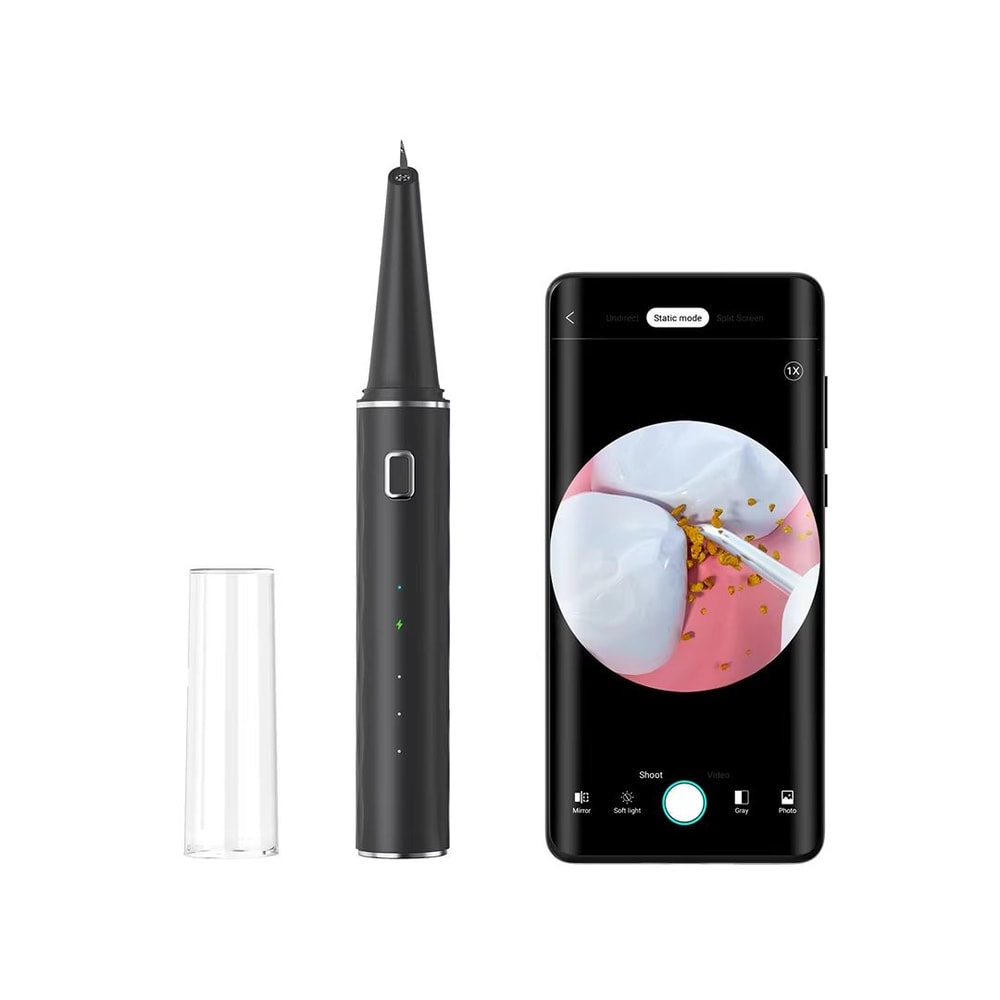 USB Rechargeable Electric Dental Scaler Ultrasonic Tartar Remover With LED Precision Teeth Cleaner 7