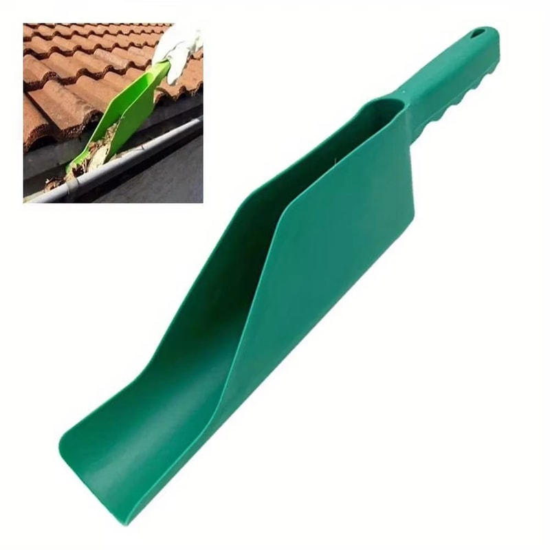 Flexible Gutter Cleaning Scoop Tool For Roof Leaves And Debris Removal 0