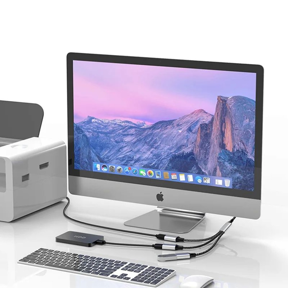 MultiPort USB Hub Splitter With OTG Support For Charging And Device Expansion 2