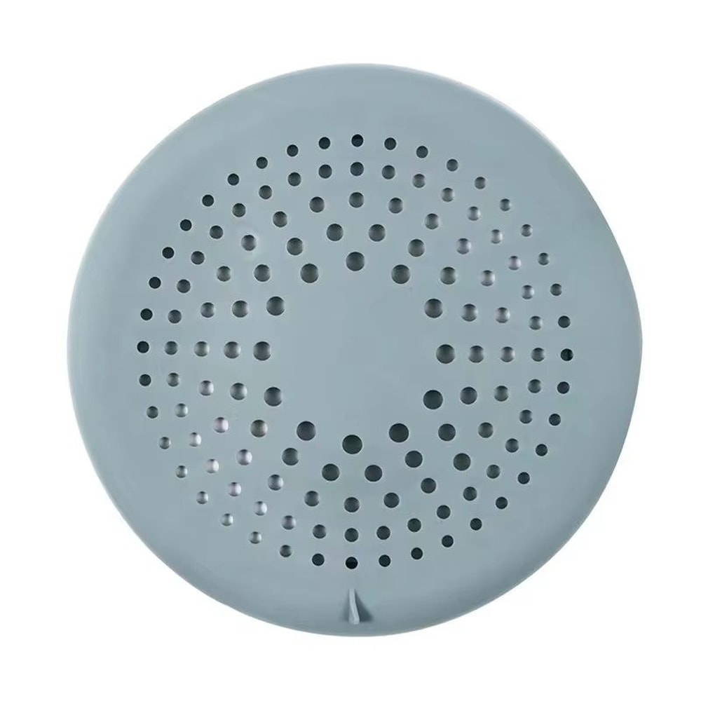 Silicone Shower Drain Hair Catcher Cover 59 Inch Suction Cup Anti Clog Strainer 9