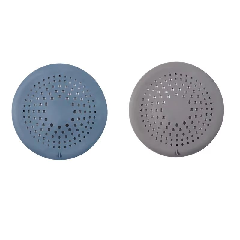Silicone Shower Drain Hair Catcher Cover 59 Inch Suction Cup Anti Clog Strainer 10