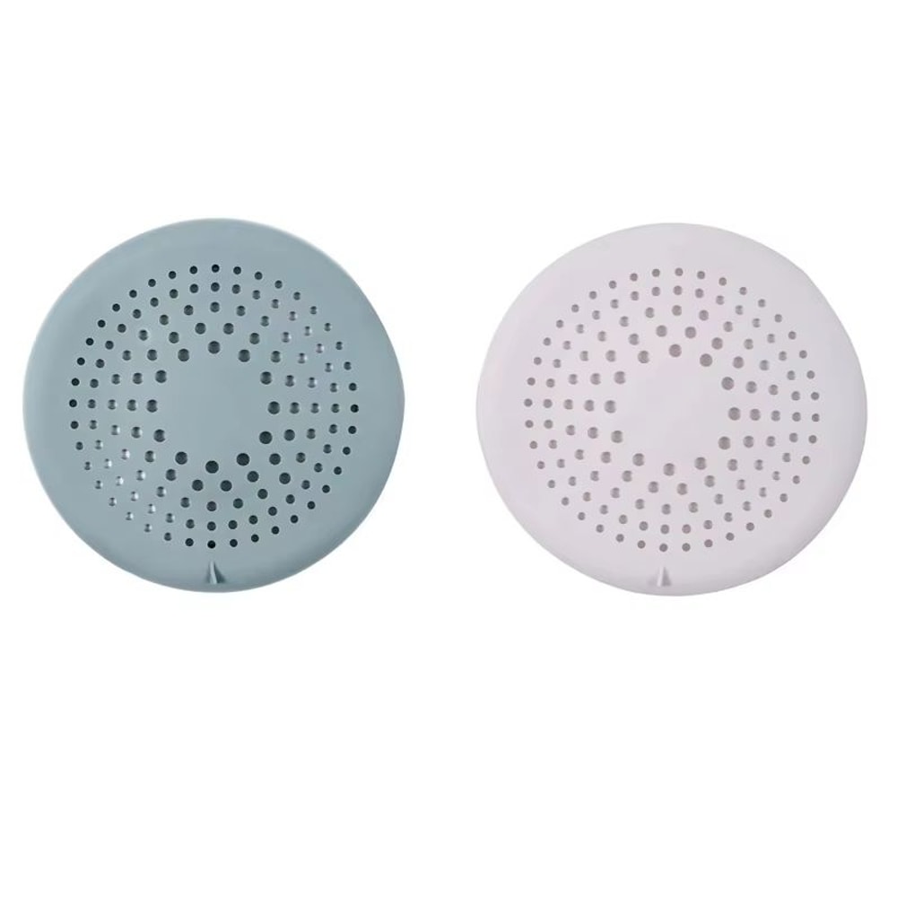 Silicone Shower Drain Hair Catcher Cover 59 Inch Suction Cup Anti Clog Strainer 11