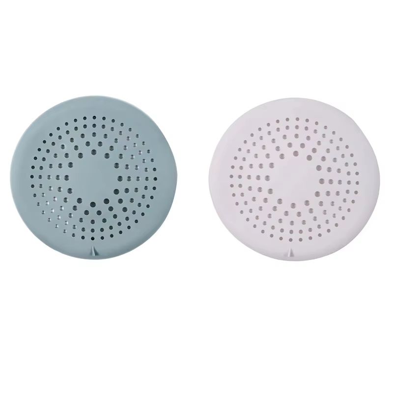 Silicone Shower Drain Hair Catcher Cover 59 Inch Suction Cup Anti Clog Strainer 11