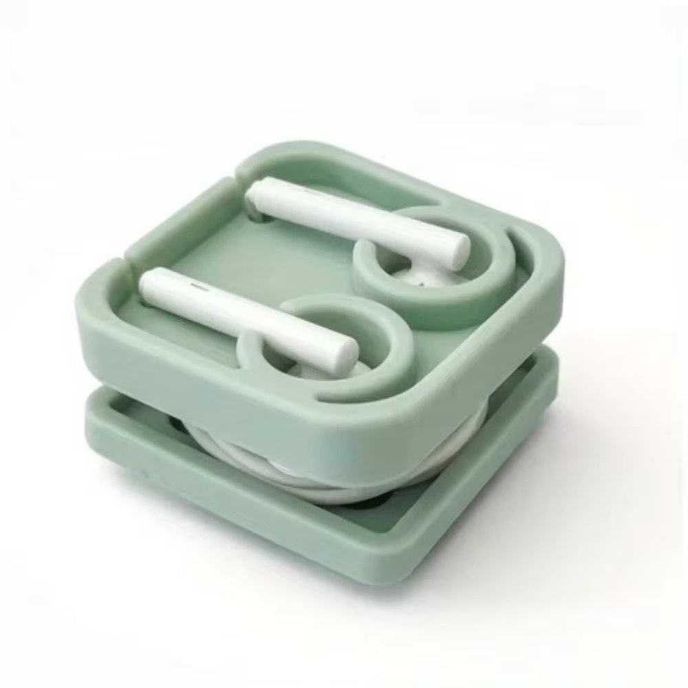 Silicone Headphone Cable Organizer Reusable Cord Winder Compact Wire Holder 1