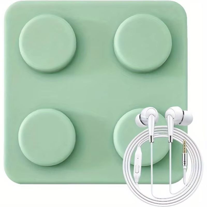 Silicone Headphone Cable Organizer Reusable Cord Winder Compact Wire Holder 4