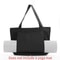 Large Capacity Canvas Yoga Mat Bag One Shoulder Portable Multi Functional Storage Tote 6