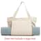 Large Capacity Canvas Yoga Mat Bag One Shoulder Portable Multi Functional Storage Tote 7