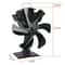 6 Blade Heat Powered Stove Fan Silent Thermodynamic Fireplace Air Circulator 5