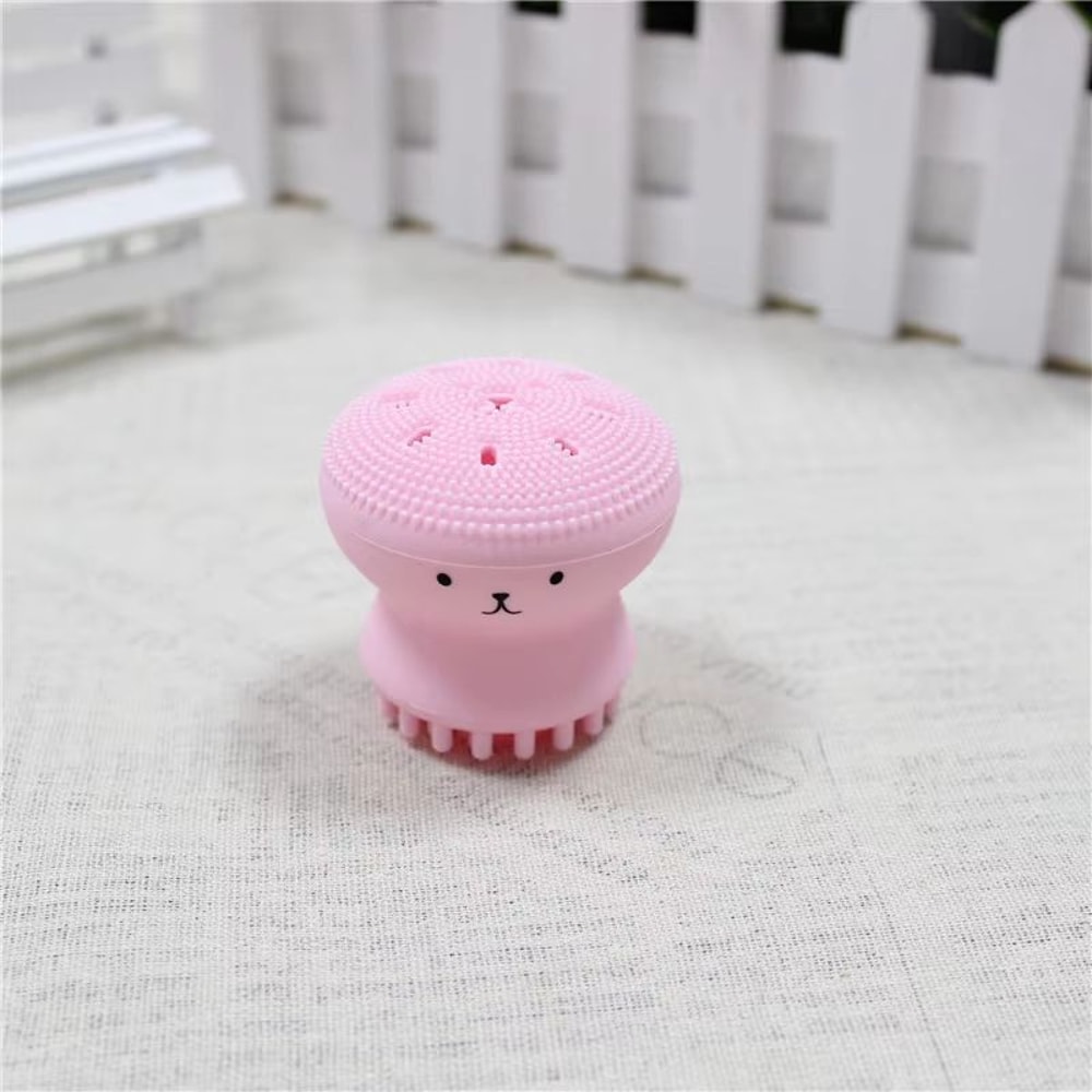 Mini Silicone Face Cleansing Brush Deep Pore Exfoliating Facial Scrubber Tool 6