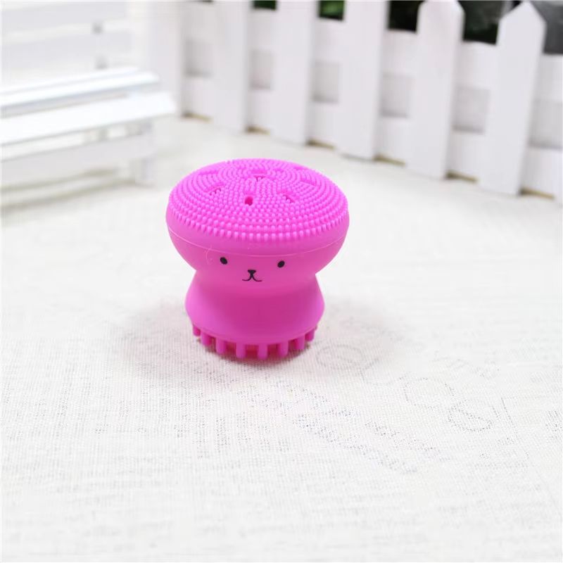 Mini Silicone Face Cleansing Brush Deep Pore Exfoliating Facial Scrubber Tool 8
