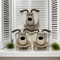 Cute Puppy Toilet Paper Holder Decorative Bathroom Storage Organizer Stand 5