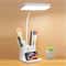 USB Rechargeable LED Desk Lamp 3Level Touch Dimmable Eye Care Bedside Light 0