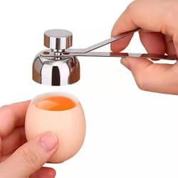 304 stainless steel egg shell opener precision egg topper cutter with separator tool