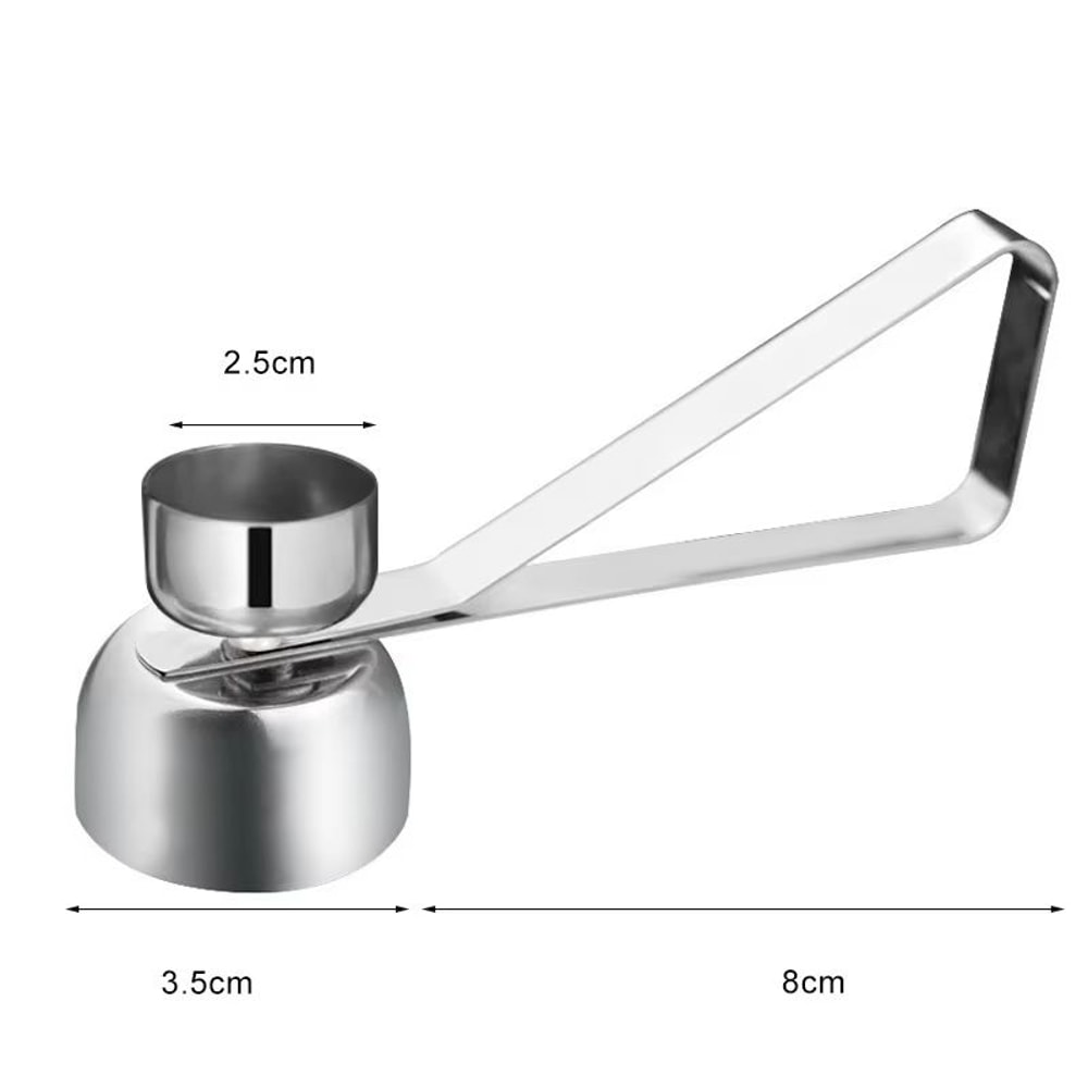 304 Stainless Steel Egg Shell Opener Precision Egg Topper Cutter With Separator Tool 6