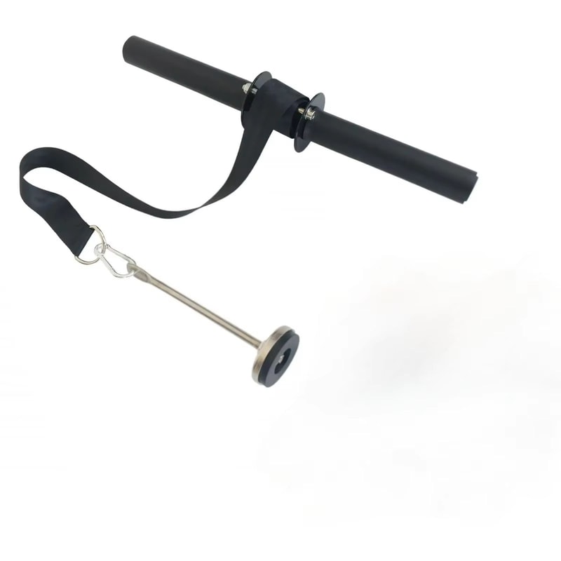 Forearm Wrist Roller Trainer Adjustable Grip Strength Blaster With Rope Weight System 5