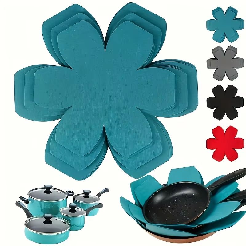 12Piece Felt Pot And Pan Protectors Anti Scratch Non Stick Cookware Divider Pads Set 0