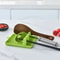 Multifunction Kitchen Spoon Rest With Pot Lid Holder Countertop Utensil Rack Organizer 2