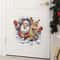 3D Santa Claus And Rudolf Christmas Wall Stickers Removable Self Adhesive Holiday Decor 6