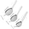 3pcs Stainless Steel Fine Mesh Strainer Set Multipurpose Flour Sifter And Kitchen Sieve With Handle 3
