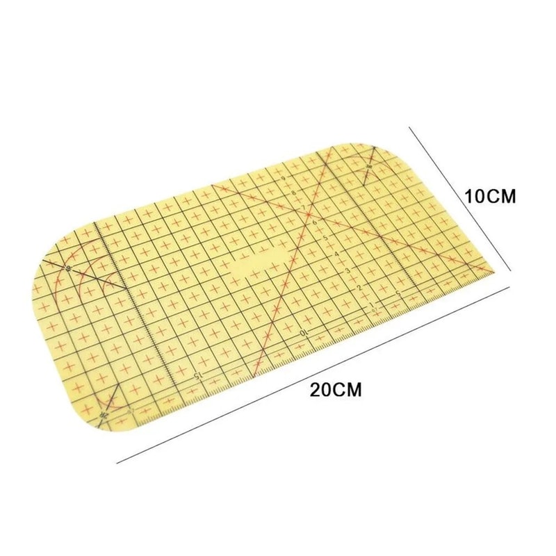 Heat Resistant Hot Ironing Ruler For Sewing Precise Hem Measuring Tool 3