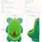 Frog Shape Wall Mounted Baby Urinal Potty Trainer For Boys With Fun Target 2