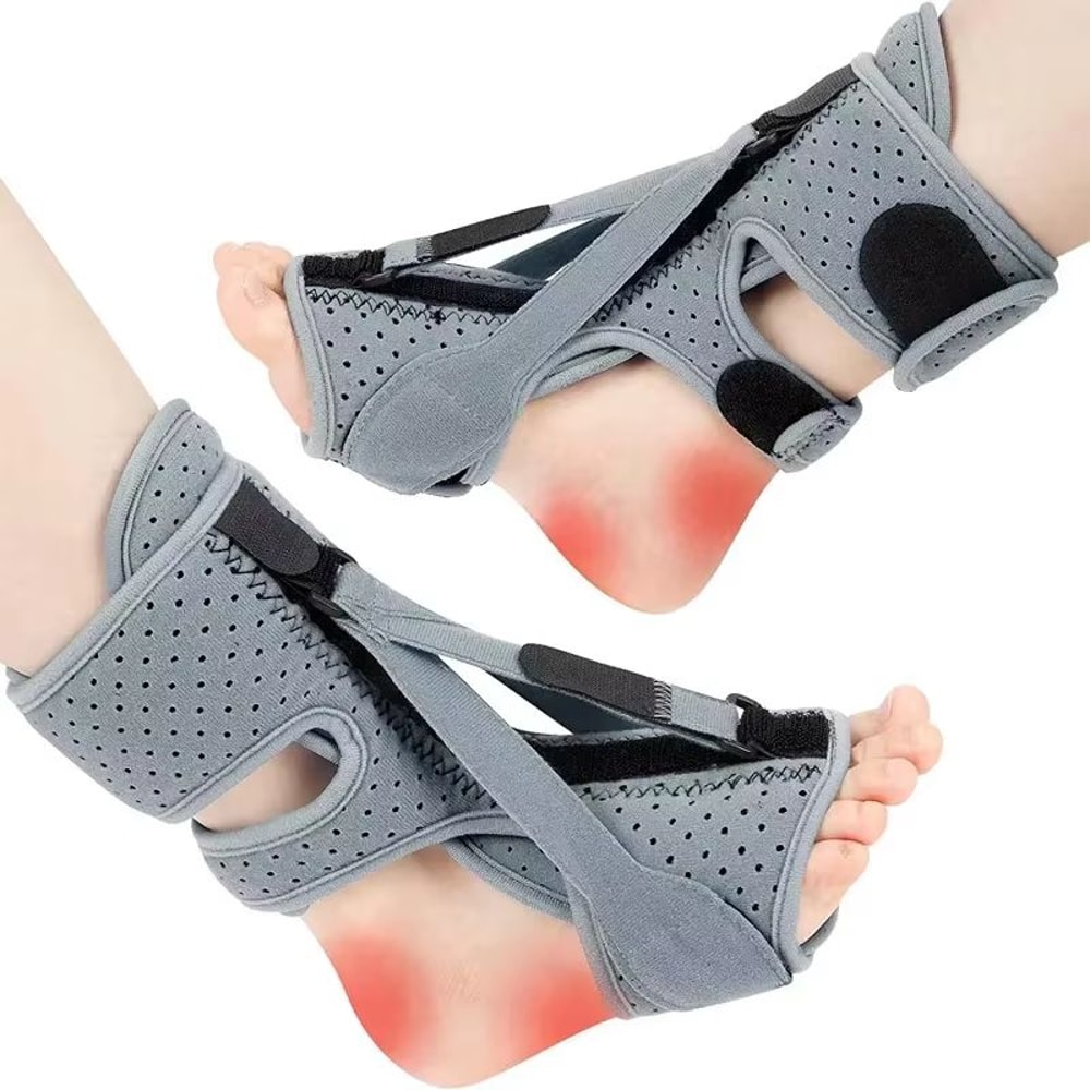 Adjustable Night Splint Boot For Plantar Fasciitis And Foot Drop Relief 8