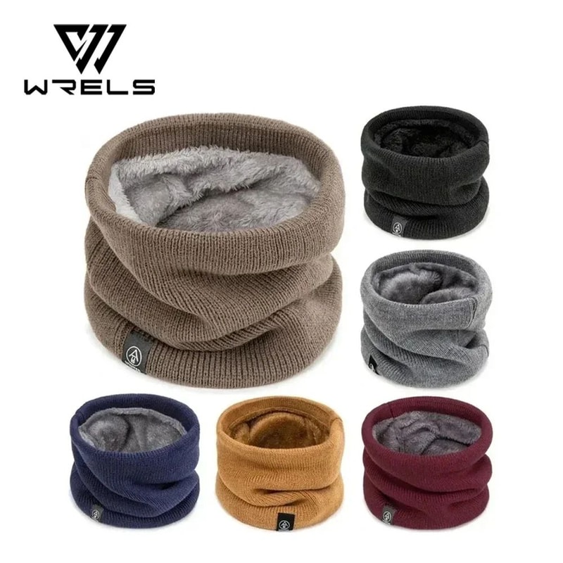 Thick Plush Winter Neck Gaiter Scarf For Windproof Outdoor Warmth 0