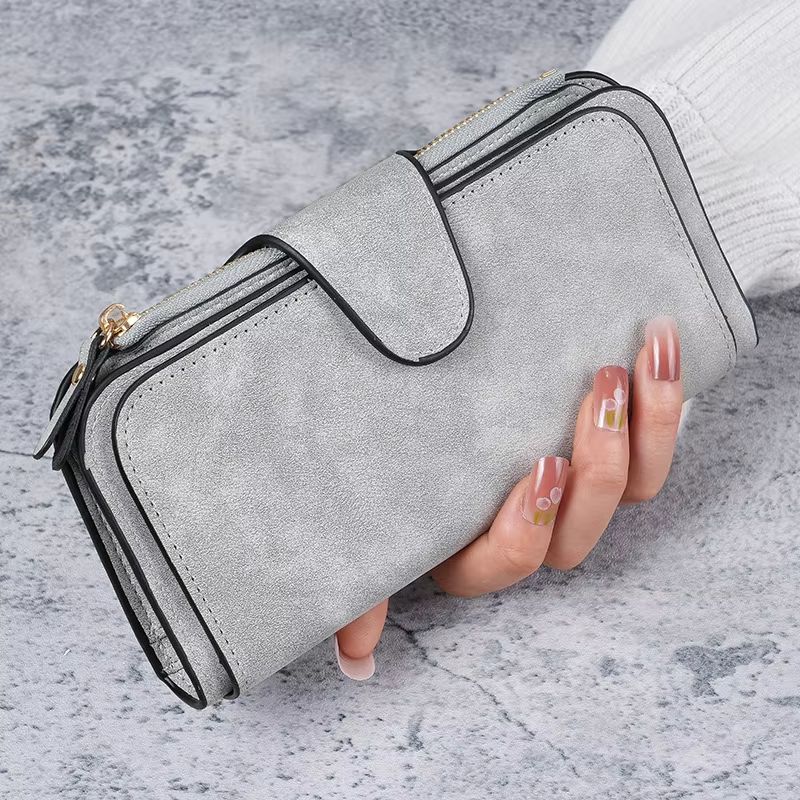 Multi Slot Long Womens Wallet Clutch With Phone Pocket And Coin Purse 8