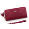 Multi Pocket Long PU Leather Wallet Clutch For Women With Zipper Coin Purse And Phone Storage 9