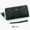 Multi Pocket Long PU Leather Wallet Clutch For Women With Zipper Coin Purse And Phone Storage 3