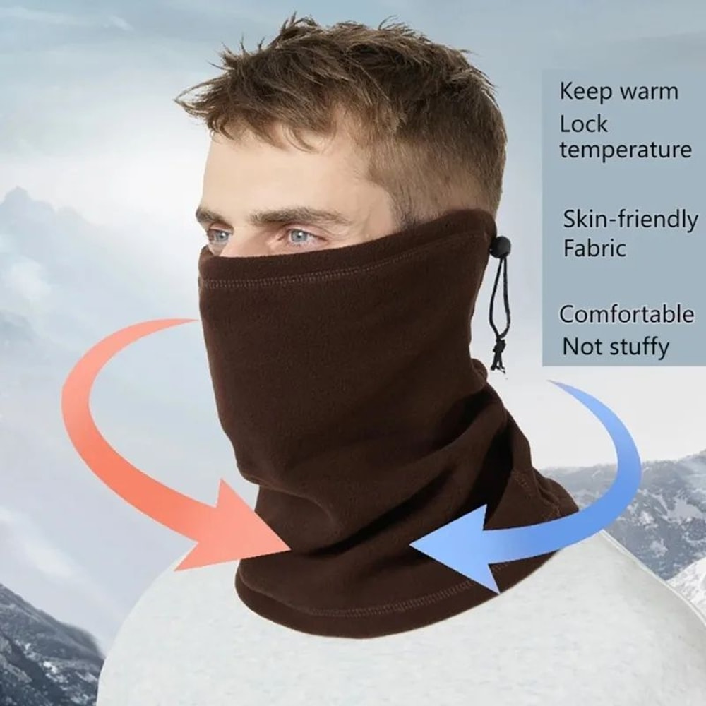 Windproof Winter Neck Gaiter Face Cover For Cycling Skiing And Outdoor Sports 5