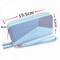 Lychee Pattern Double Zipper Long Wallet Purse For Women 4
