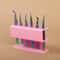 6 Slot Acrylic Tweezer Organizer Stand For Eyelash Extensions And Makeup Tools 1