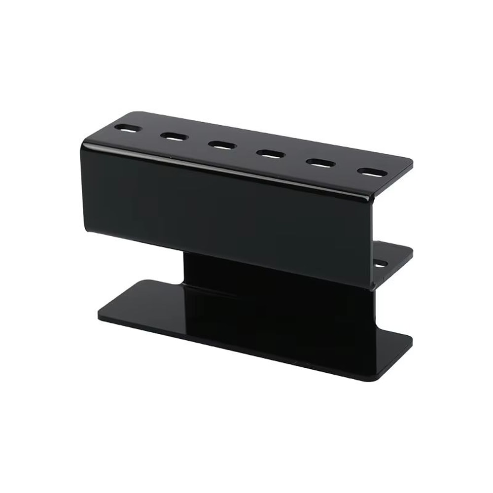 6 Slot Acrylic Tweezer Organizer Stand For Eyelash Extensions And Makeup Tools 7