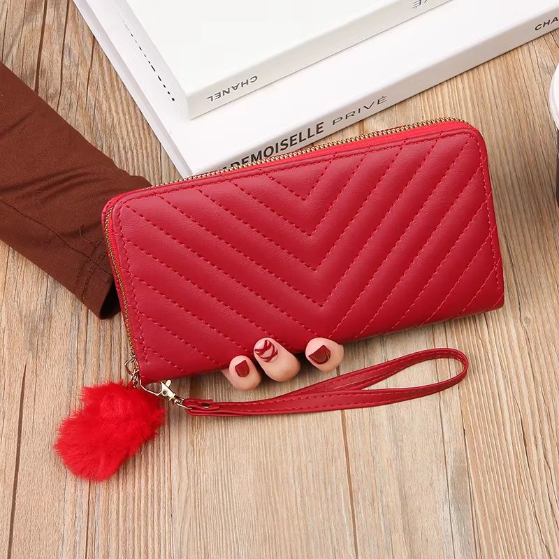 Korean Hollow Leaf Long Wallet Clutch Large Capacity Card Holder Purse 4