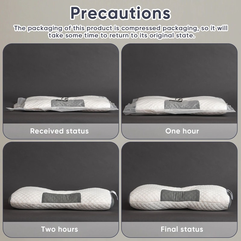 Adjustable Ergonomic Orthopedic Neck Pillow For Sleeping Comfort And Support 5